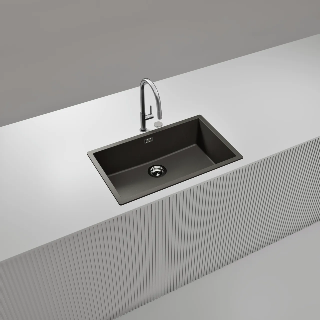 Obrázok Drez KAIA N-100XL Silverstone horné uloženie