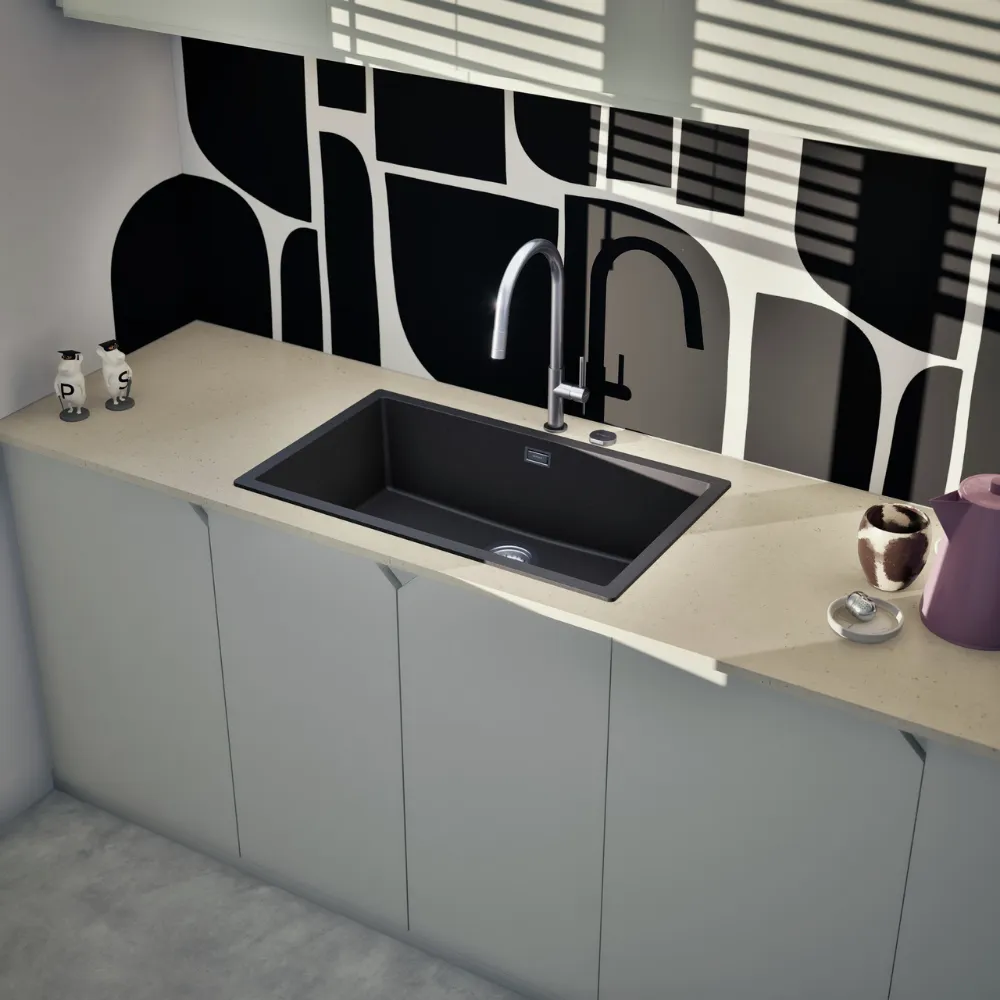 Obrázok Drez KAIA N-100XL Stone horné uloženie