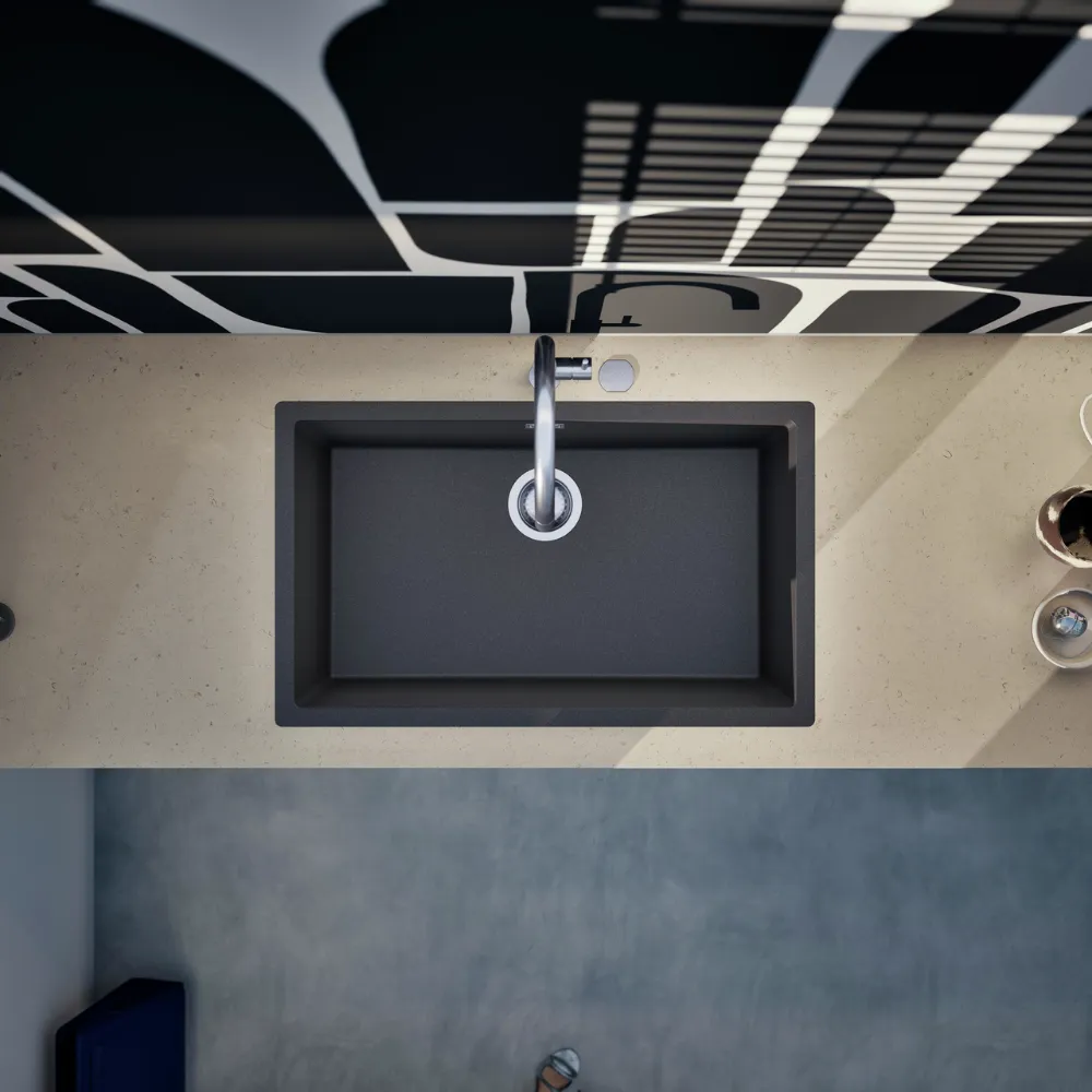 Obrázok Drez KAIA N-100XL Stone horné uloženie