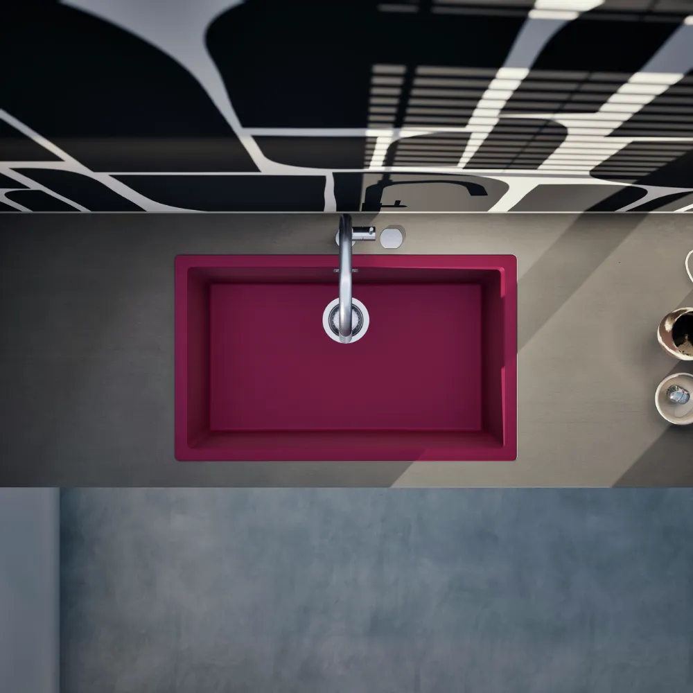 Obrázok Drez KAIA N-100XL Berry do roviny