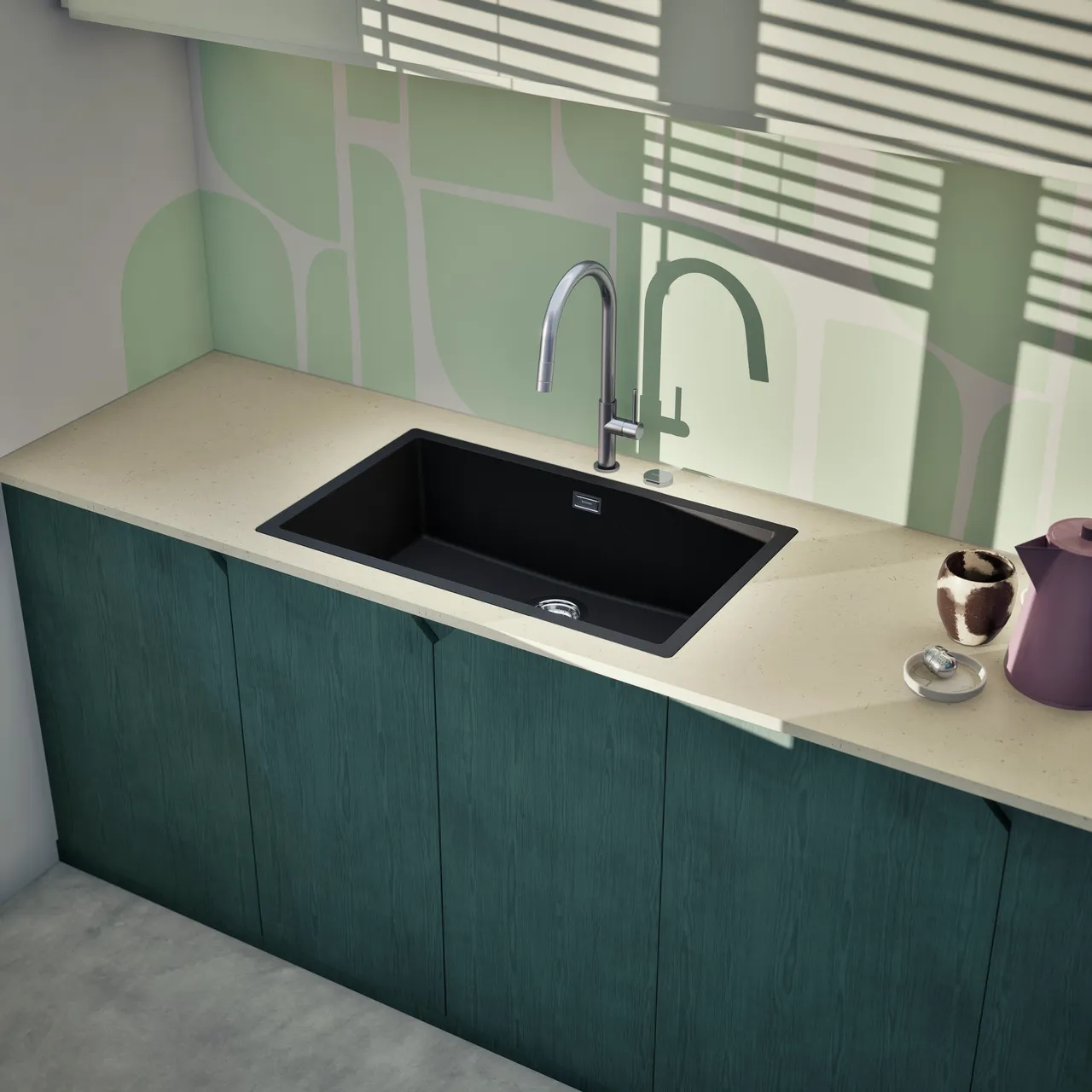 Obrázok Drez KAIA N-100XL Magma do roviny