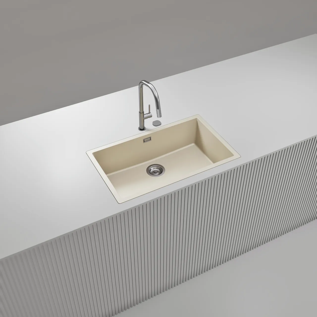 Obrázok Drez KAIA N-100XL Magnolia do roviny