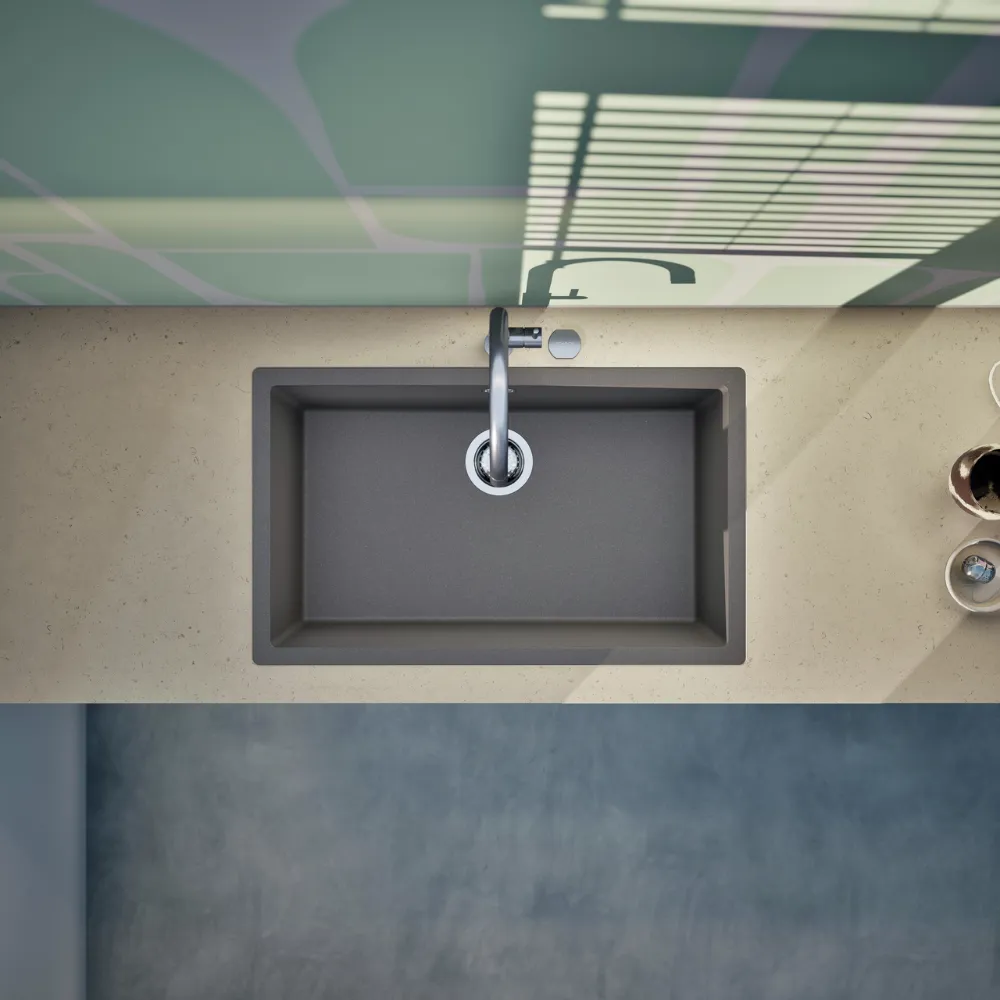 Obrázok Drez KAIA N-100XL Silverstone do roviny