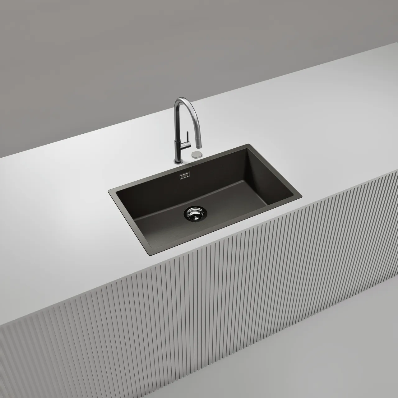 Obrázok Drez KAIA N-100XL Silverstone do roviny