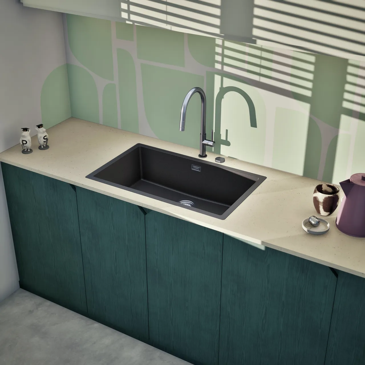 Obrázok Drez KAIA N-100XL Stone do roviny