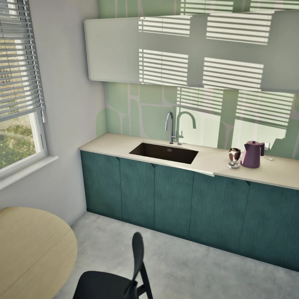 Obrázok Drez KAIA N-100XL Bronze spodné uloženie