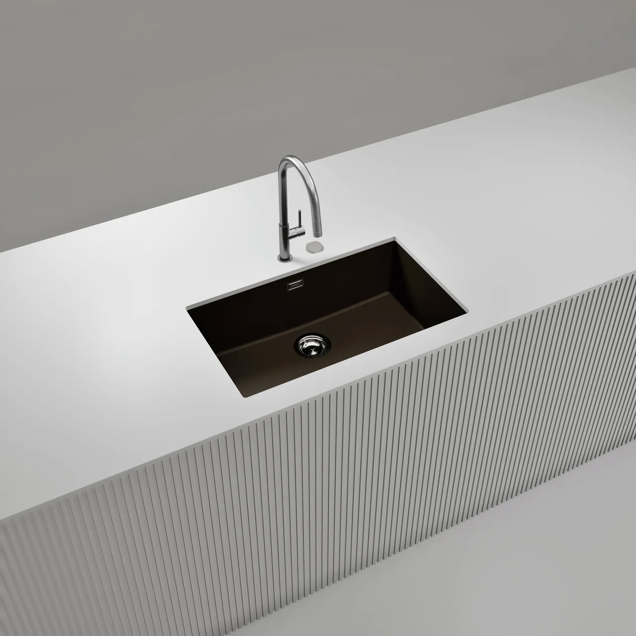 Obrázok Drez KAIA N-100XL Bronze spodné uloženie