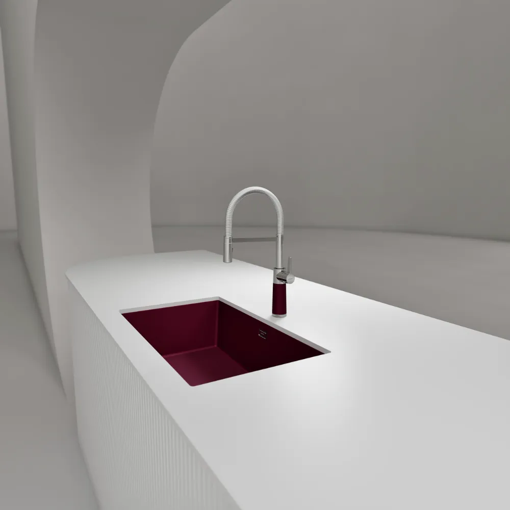 Obrázok Drez KAIA N-100XL Berry spodné uloženie