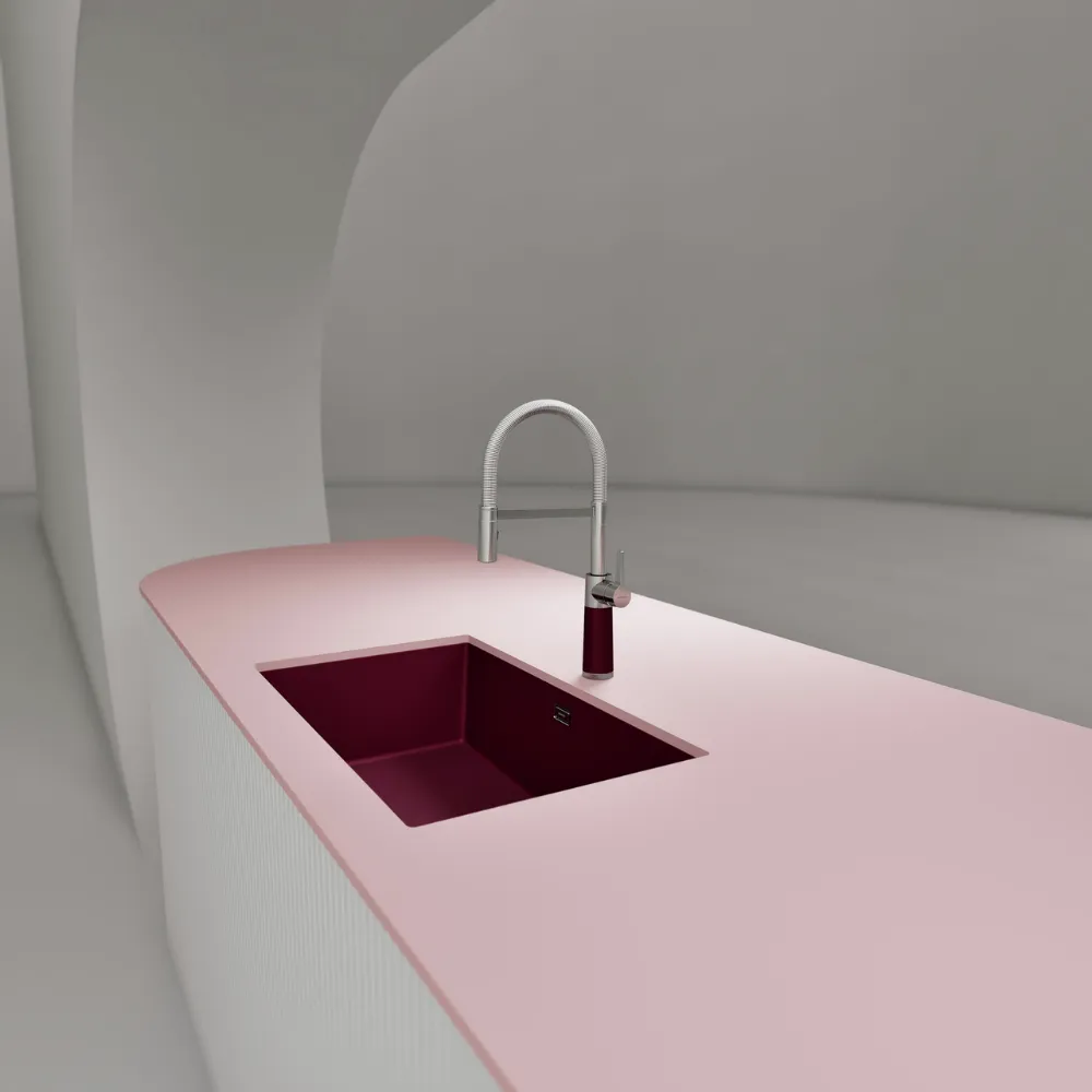 Obrázok Drez KAIA N-100XL Berry spodné uloženie