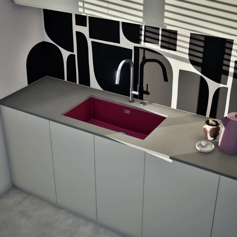 Obrázok Drez KAIA N-100XL Berry spodné uloženie