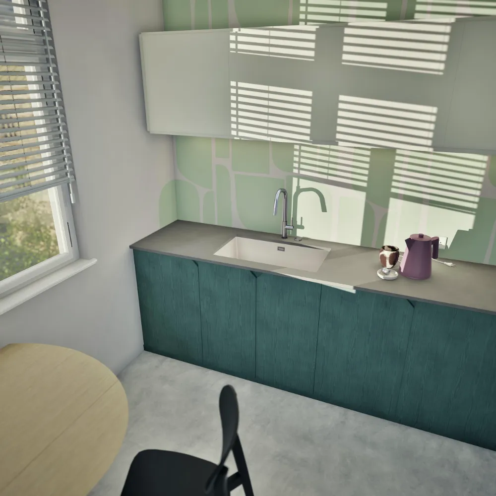 Obrázok Drez KAIA N-100XL Magnolia spodné uloženie