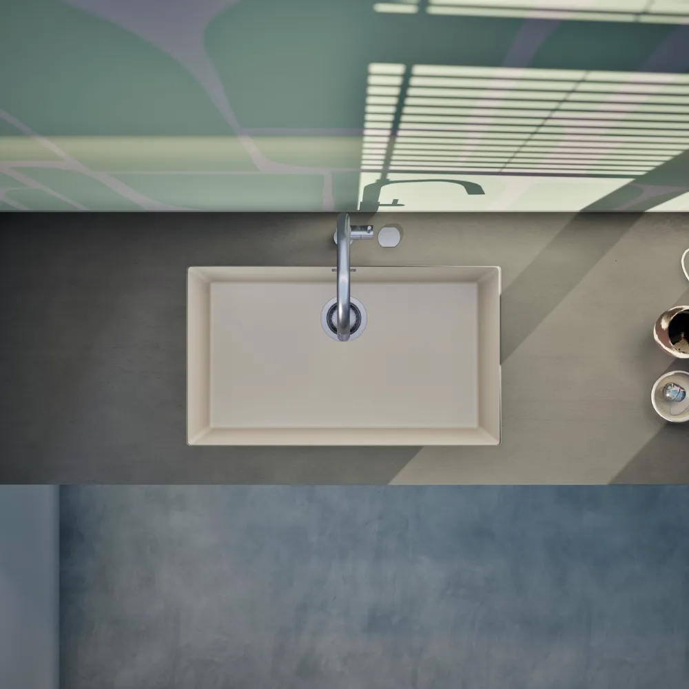 Obrázok Drez KAIA N-100XL Magnolia spodné uloženie