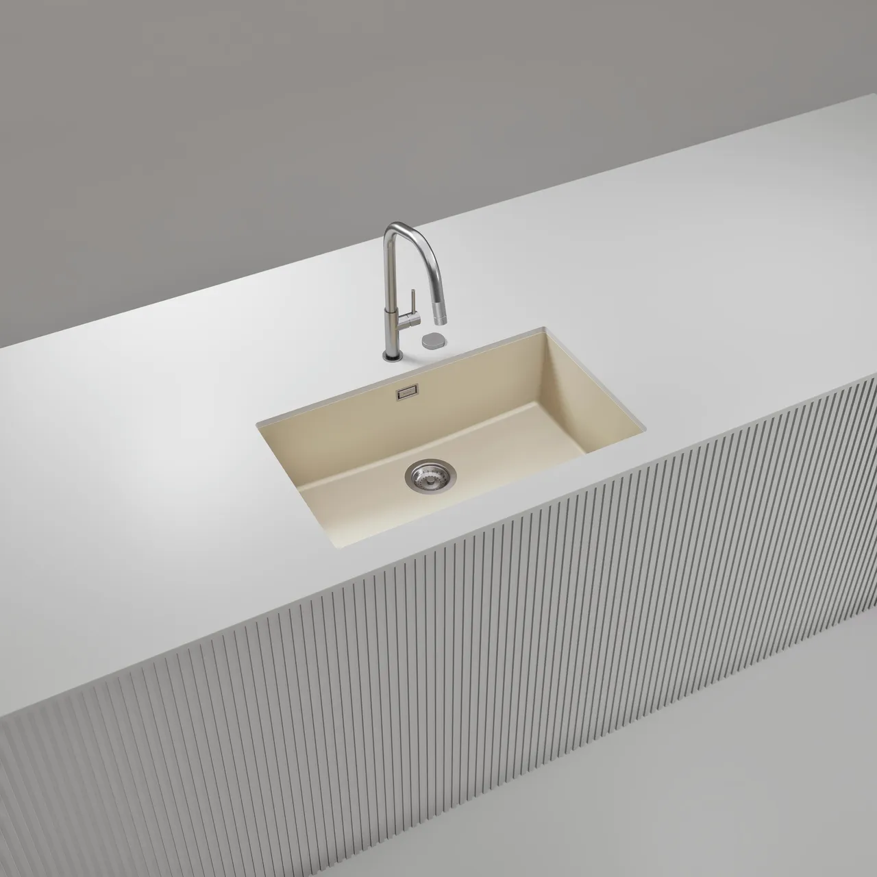 Obrázok Drez KAIA N-100XL Magnolia spodné uloženie