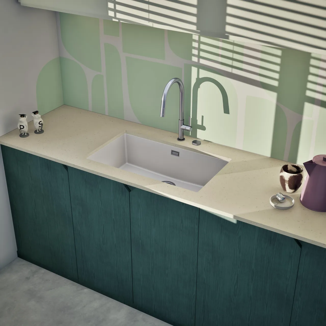 Obrázok Drez KAIA N-100XL Polaris spodné uloženie