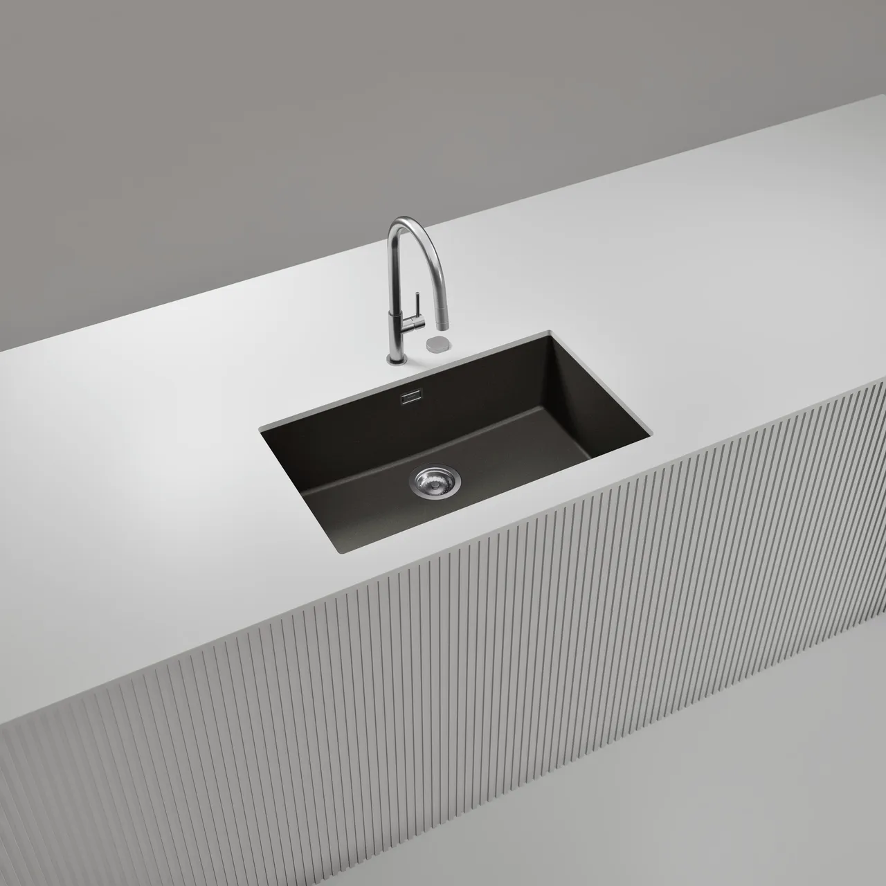 Obrázok Drez KAIA N-100XL Silverstone spodné uloženie