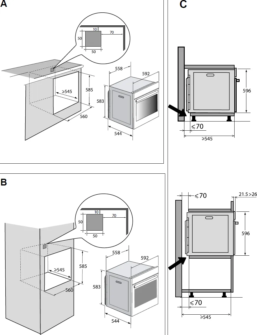 Obrázok Trouba DOP4335H
