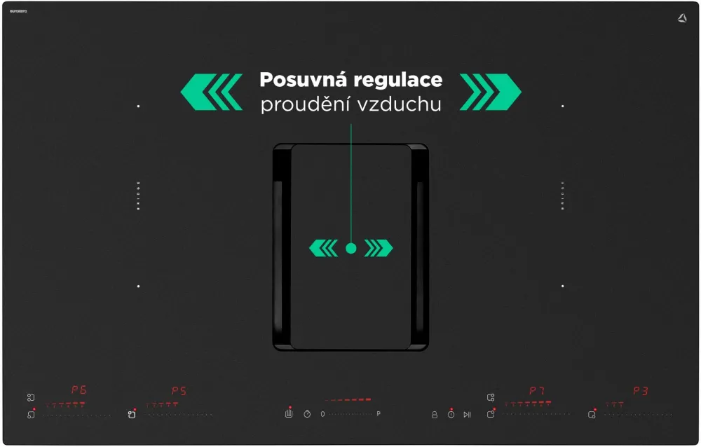 Obrázok Indukčná doska s integrovaným odsávačom pár CDB8303M  WizardMatte 83