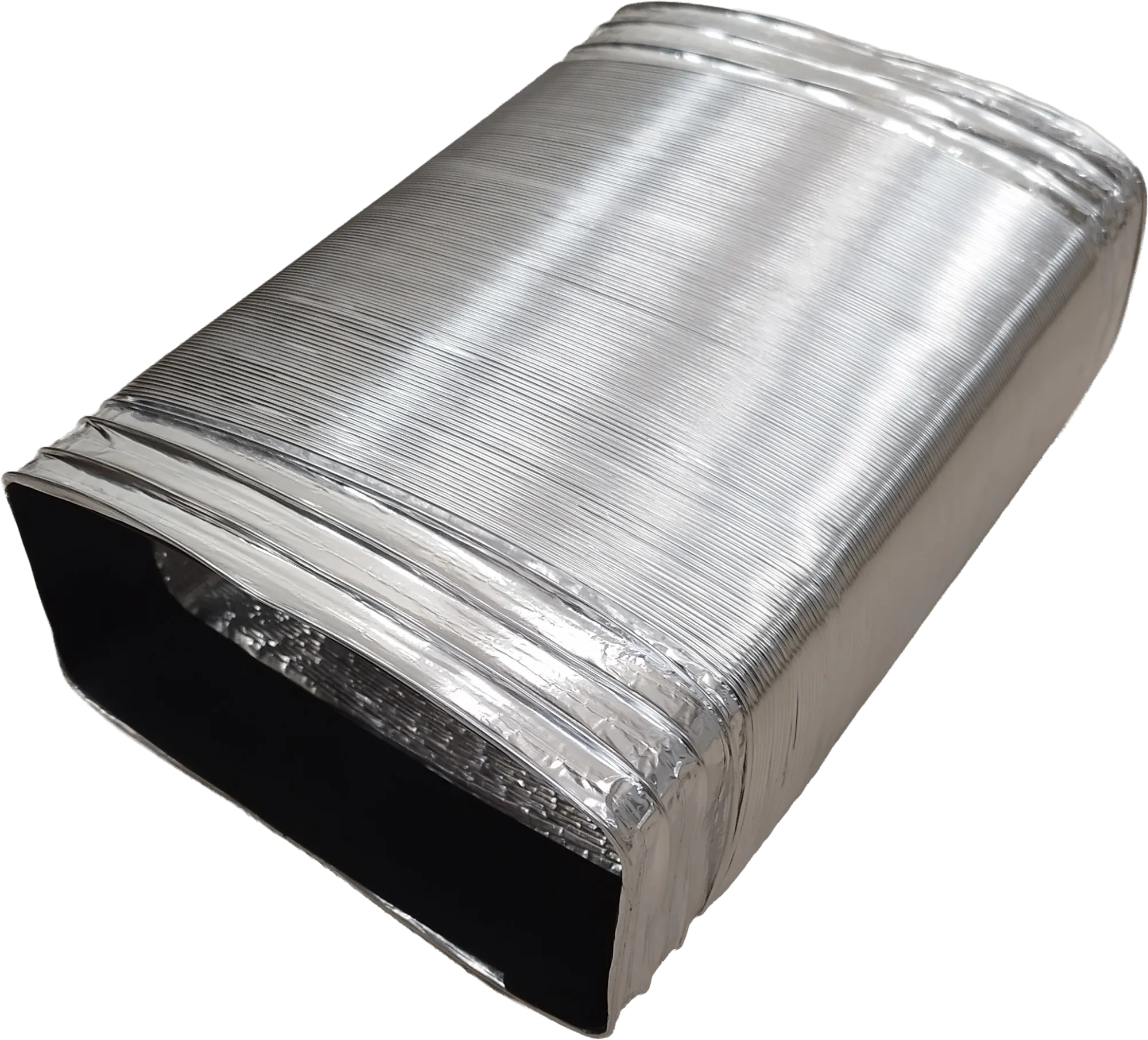 Obrázok Flexibilné potrubie KVSD112, 190x75 mm, hliník, 0,3-2 m