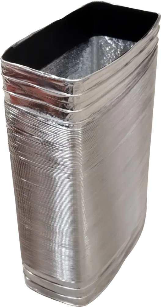 Obrázok Flexibilné potrubie KVSD112, 190x75 mm, hliník, 0,3-2 m