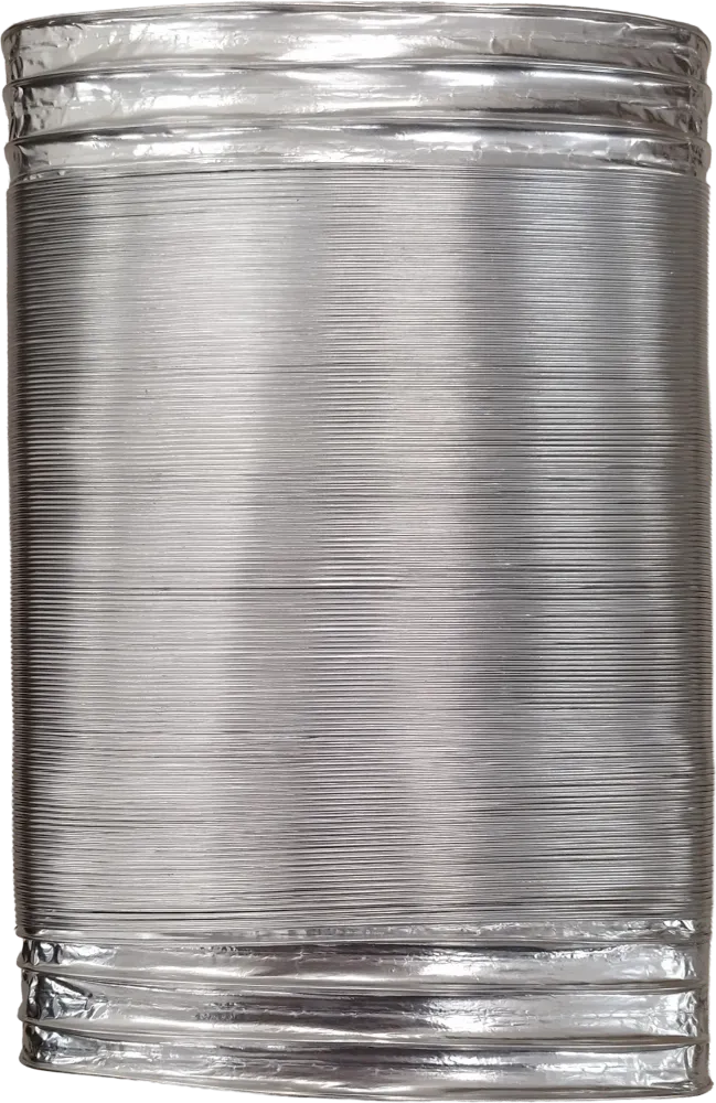Obrázok Flexibilné potrubie KVSD112, 190x75 mm, hliník, 0,3-2 m